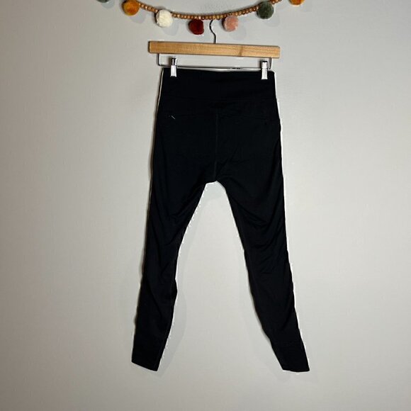 Athleta Track Tux Tight striped black leggings - Picture 5 of 8